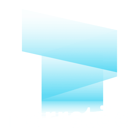 Norrstäd Logotyp Vit